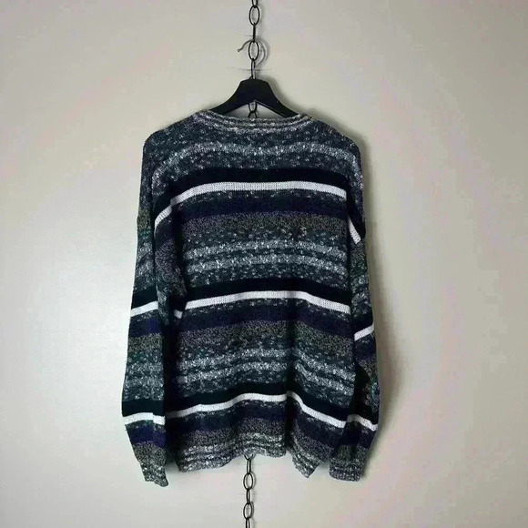 Vintage Impact Striped Patterned Sweater Size XL - Picture 2 of 4